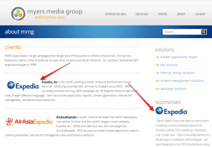 Google penalty Expedia